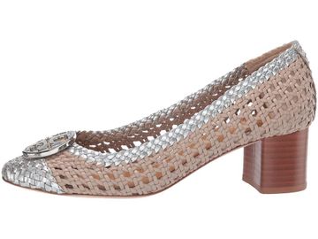Zupa Tory Burch 50 mm Chelsea Woven Cap Toe Pump Gris Pardo Talla 37.5 comprar en tu tienda online Buscalibre Chile