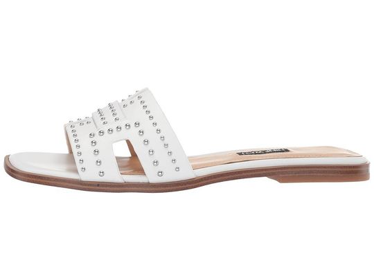 nine west genesia studded slide sandal