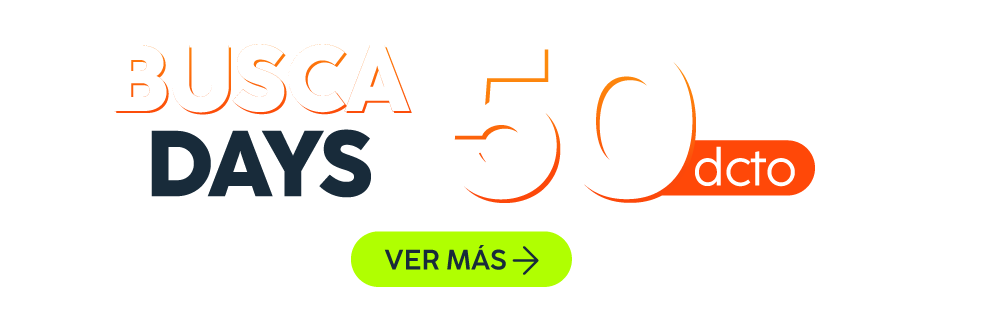 BuscaDays hasta 50% dcto