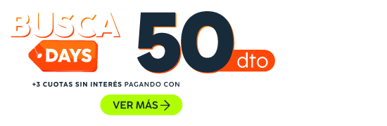 BuscaDays hasta 50% dcto