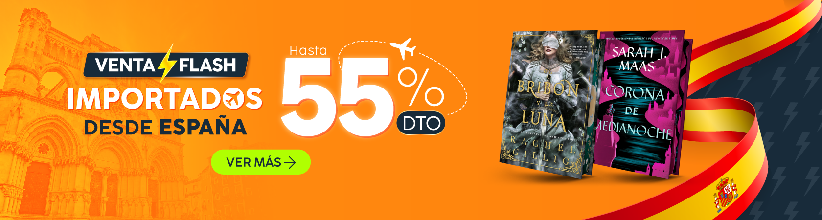 Venta Flash en libros desde España