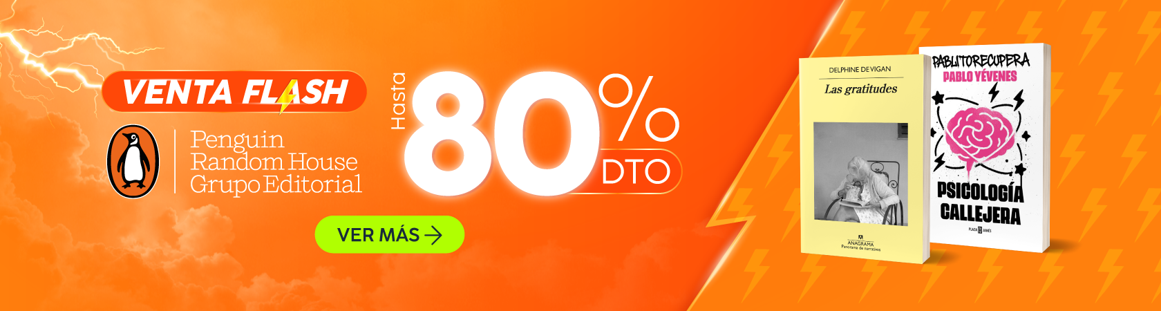 Venta Flash PRH hasta 80% dto